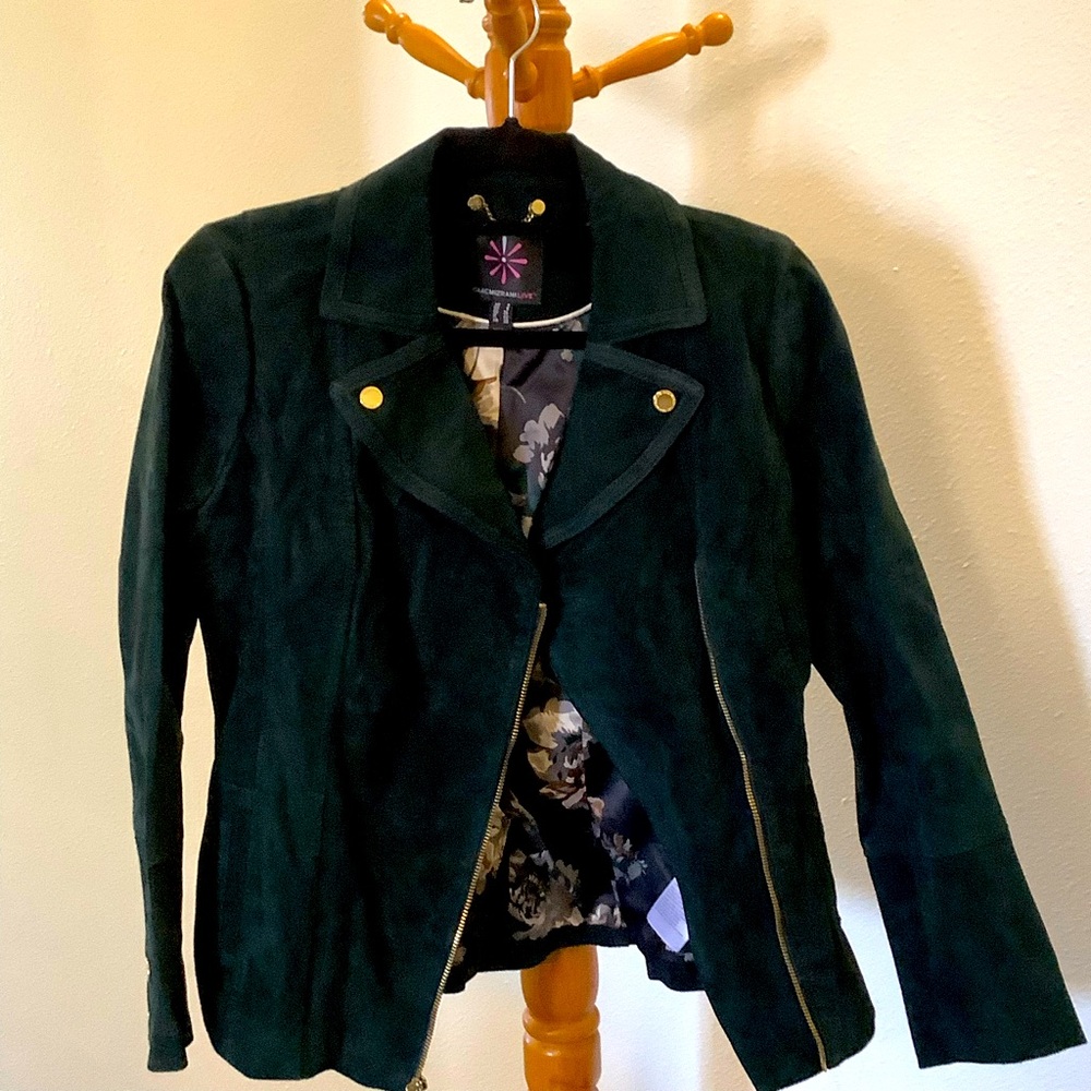 💚 Green Leather Moto Jacket💚